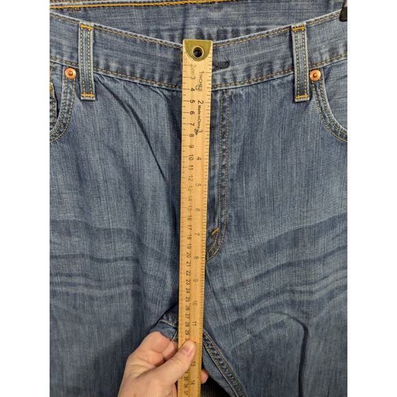 Levis 527 Bootcut Jeans Mens 38x32 Denim Pants Modern Staple Basic Modern - Picture 5 of 13